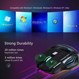 Ergonomic 7 Button Wired Gaming Mouse With Backlight