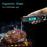 Foldable Food  Temp Sensor with LCD Backlight, & IP67 Waterproof