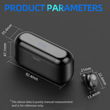 Waterproof TWS Mini Wireless Earpiece with  Bluetooth & Mic