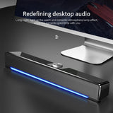 USB/ Bluetooth  Stereo  Sound bar with  LED & Built in Subwoofer