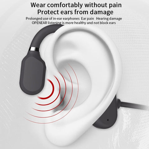 Bone Conduction Waterproof Wireless Ear Hook with  Bluetooth 5.0