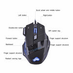 Ergonomic 7 Button Wired Gaming Mouse With Backlight