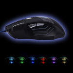 Ergonomic 7 Button Wired Gaming Mouse With Backlight