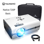 Portable Wi-fi Projector with support for Smartphone and 720p