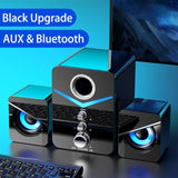 ZK50 Bluetooth +  Wired 3.5 mm Aux cable Computer Speakers Loudspeaker Bass Subwoofer