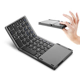 Mini Folding Bluetooth Keyboard With Touchpad