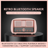 Retro Bluetooth Speaker With Subwoofer